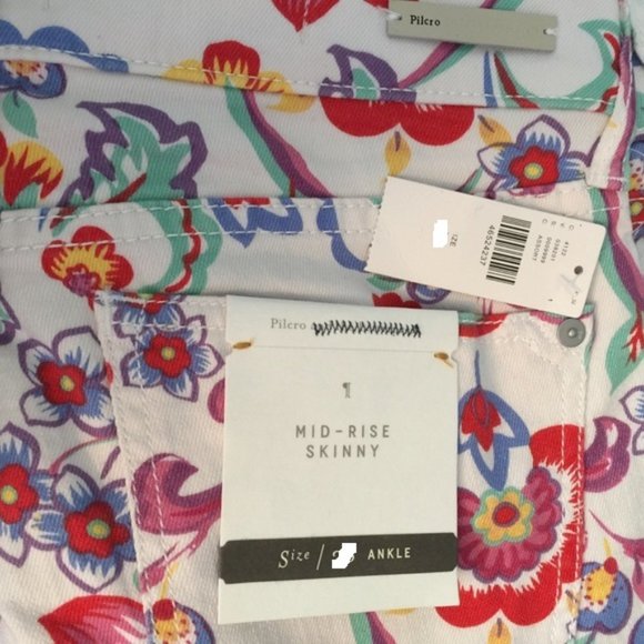 Anthropologie Pilcro Mid-Rise Skinny Ankle Jeans - Picture 6 of 6